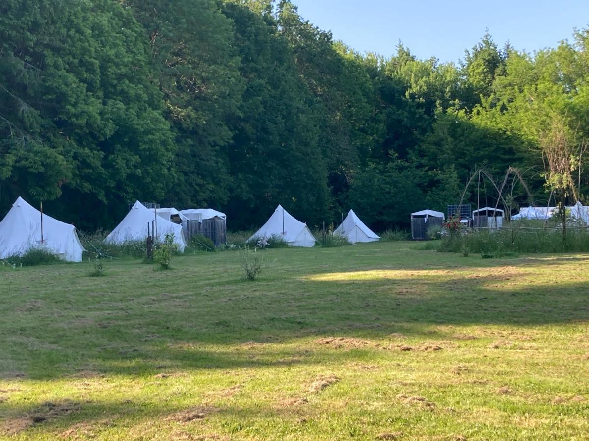 Au Pre Fleuri Eco Glamping Le Lindois Exterior foto