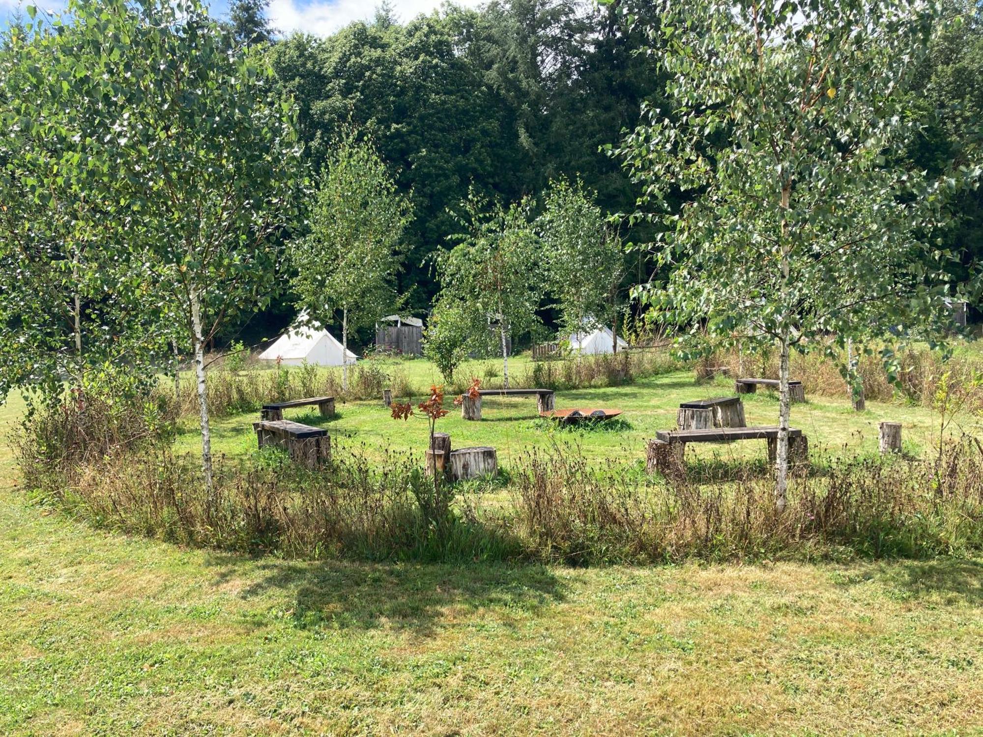 Au Pre Fleuri Eco Glamping Le Lindois Exterior foto